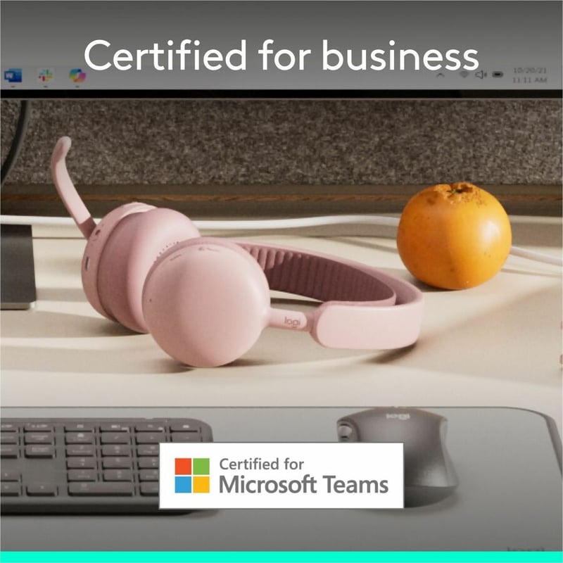 ZONE WIRELESS 2 ES HS TEAMS FOR BUSINESS ANC (USB-A/C) ROSE - Thumbnail 2