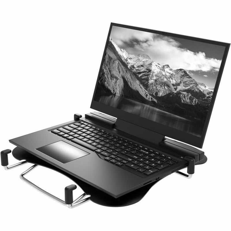 CTA Digital VESA-Compatible Laptop (And Other Device) Holder with Built-in Cooling Fan - Thumbnail 3