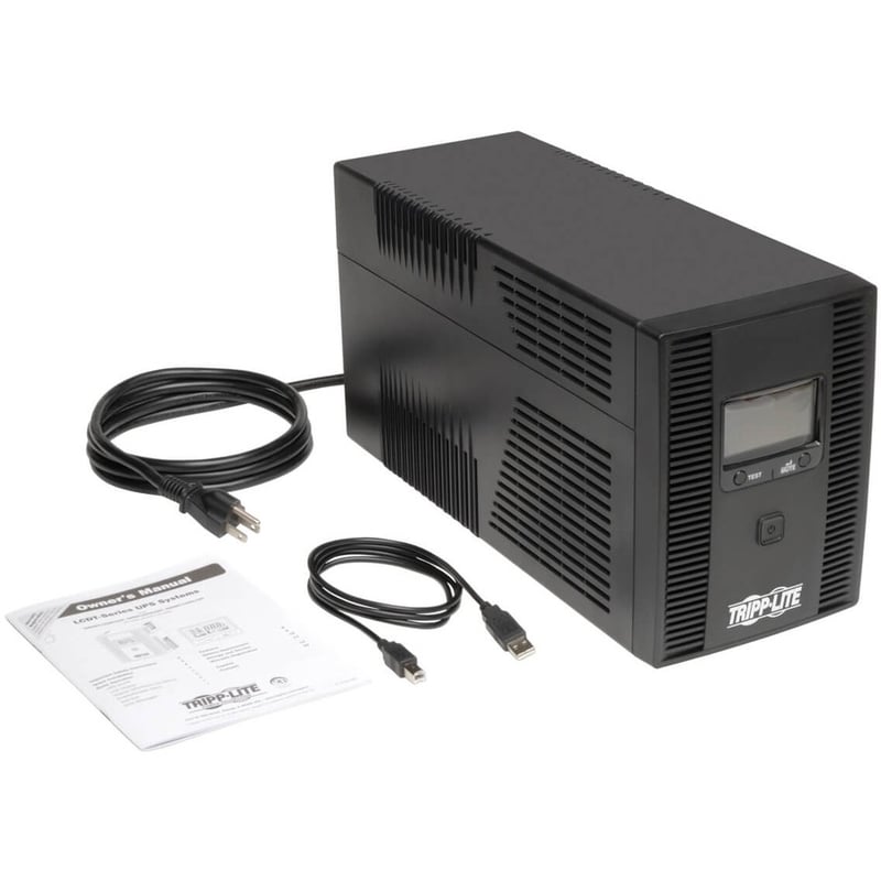 Tripp Lite by Eaton UPS SmartPro 1500VA 900W 120V Line-Interactive Sine Wave UPS - 8 Outlets LCD USB Tower - Thumbnail 5