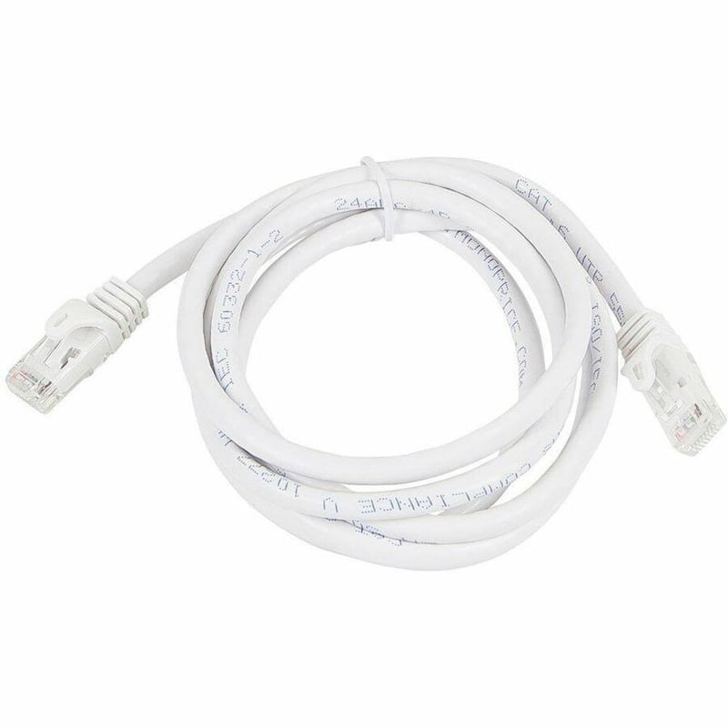 MONOPRICE CAT6 7FT WHITE 12-PK PATCH CABLE_ UTP_ 24AWG_ 550MHZ_ PURE BARE COPPER - Thumbnail 4