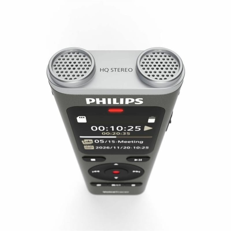 PHILIPS DVT2075 VOICETRACER AUDIO RECORDER 8GB MP3 STEREO - Thumbnail 3