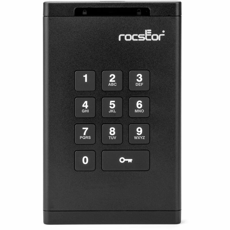 DATASECURE EX20 8TB SSD PORTABLE ENCRYPTED DRIVE-KEYPAD-TAA - Thumbnail 2