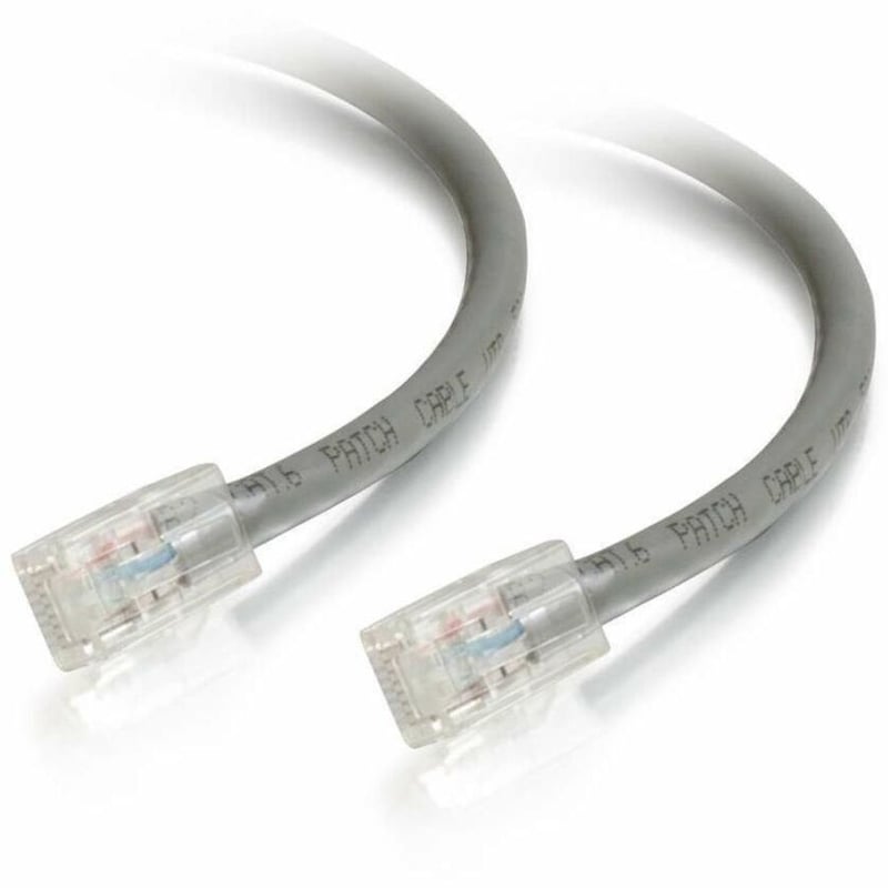 C2G 2ft (0.6m) Cat6 Non-Booted Unshielded (UTP) Ethernet Network Patch Cable - Gray - Thumbnail 1