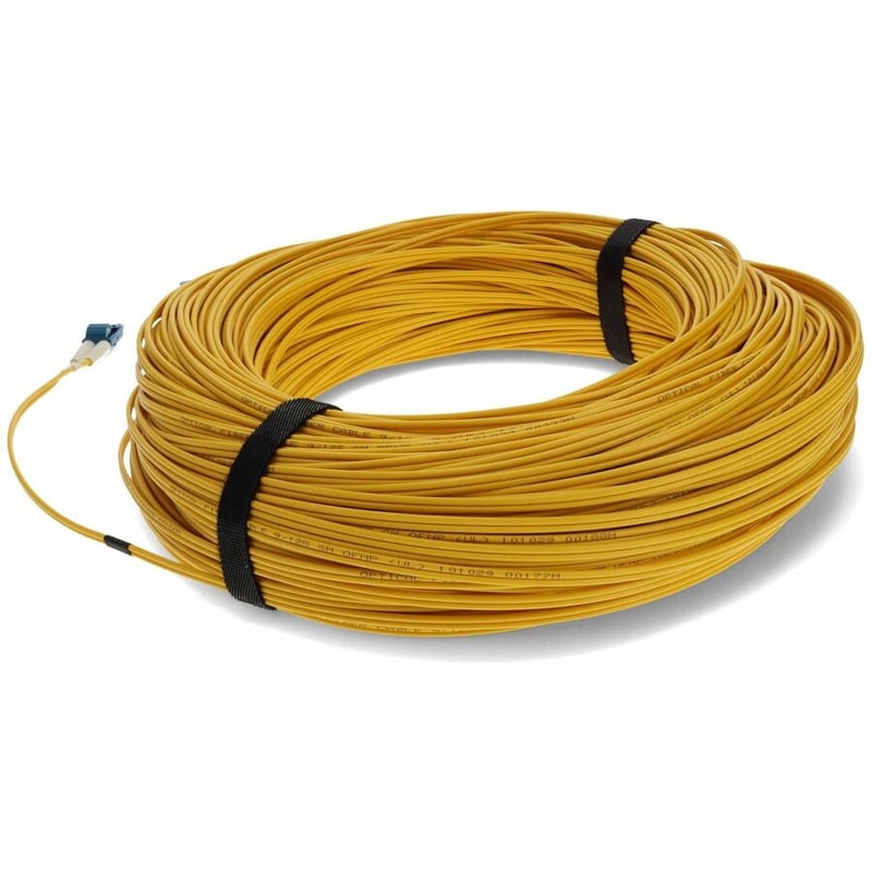 AddOn 72m SC to LC Yellow OS2 Duplex OFNR (Riser-Rated) SMF Fiber Patch Cable - Thumbnail 3