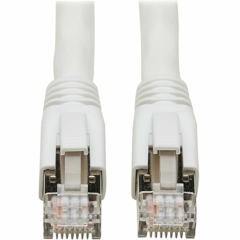 Eaton Tripp Lite Series Cat8 40G Snagless SSTP Ethernet Cable (RJ45 M/M), PoE, White, 12 ft. (3.7 m) - Thumbnail 3