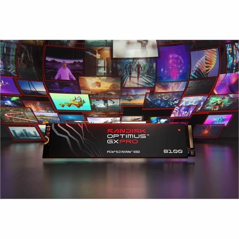 SANDISK OPTIMUS GX PRO 8100 PCIE 2000GB M2 - Thumbnail 5