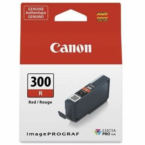 Canon LUCIA PRO PFI-300 Original Inkjet Ink Cartridge - Red Pack