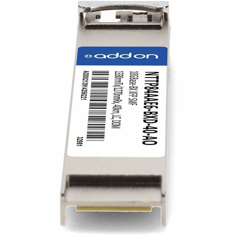 AddOn Ciena® NTTP84AAE6-BXD-40 Compatible TAA 10GBase-BX XFP Transceiver (SMF, 1330nmTx/1270nmRx, 40km, LC, DOM) - Thumbnail 4