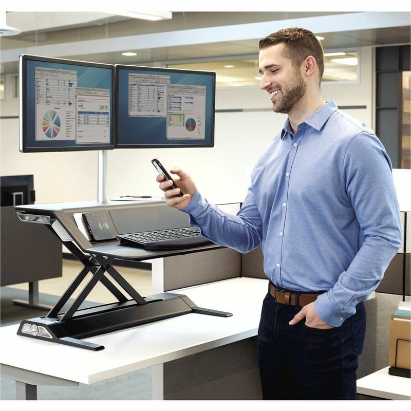 Fellowes Lotus™ Dual Monitor Arm Kit - Thumbnail 5