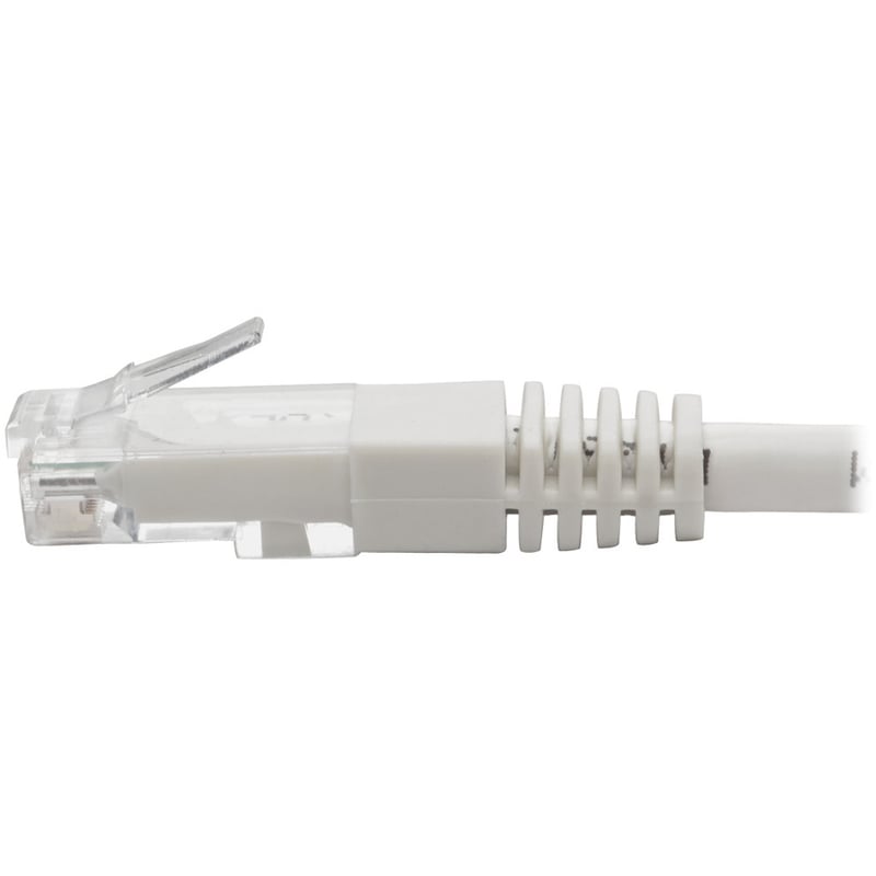 Eaton Tripp Lite Series Cat6 Gigabit Molded (UTP) Ethernet Cable (RJ45 M/M), PoE, White, 25 ft. (7.62 m) - Thumbnail 4