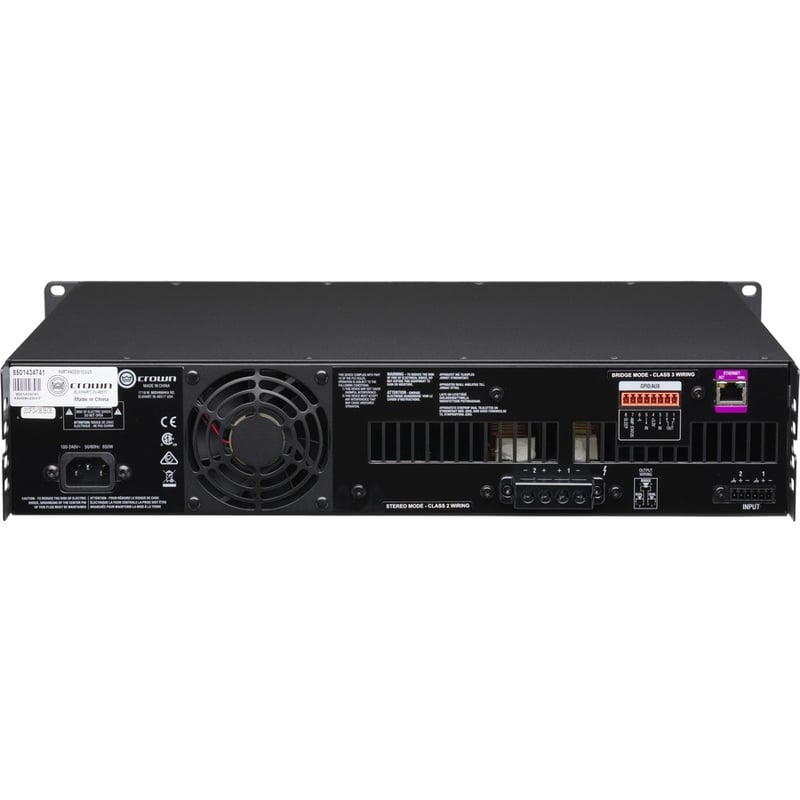 Crown CDi DriveCore 2|1200 Amplifier - 2400 W RMS - 2 Channel - Silver - Thumbnail 2