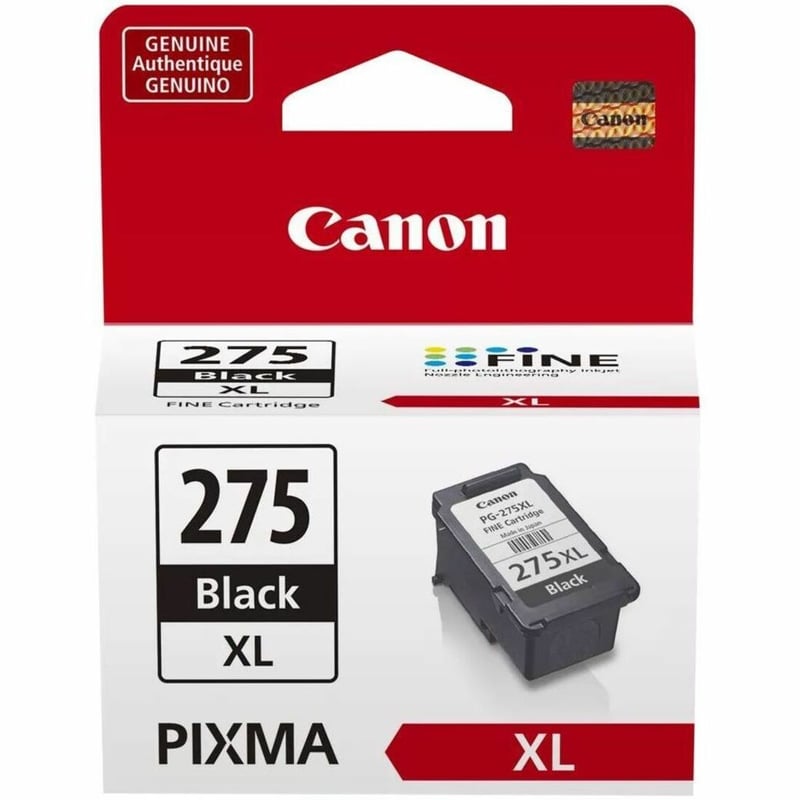 Canon PG-275XL Original High (XL) Yield Inkjet Ink Cartridge - Black - 1 Pack - Thumbnail 1