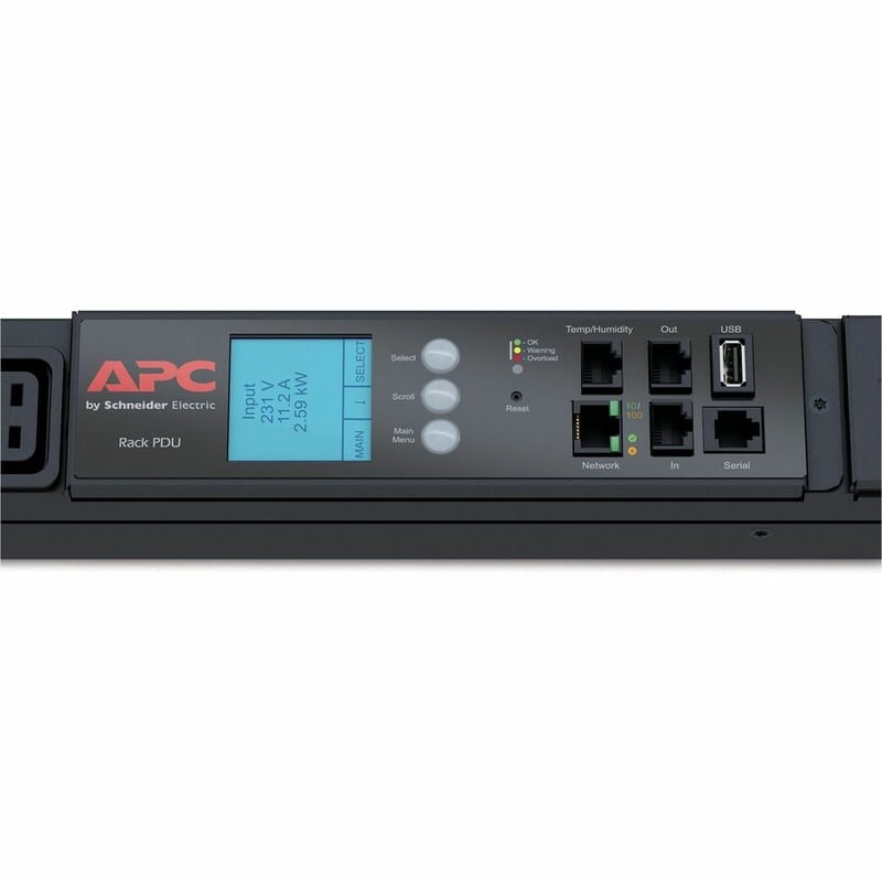 APC by Schneider Electric Rack PDU 2G, Metered, ZeroU, 17.2kW, 208V, (30) C13 - Thumbnail 2
