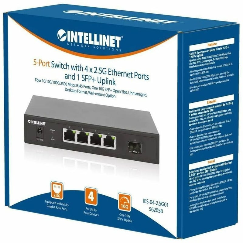 4 X 2.5G PORT WITH 1 X SFP+ UPLINK - Thumbnail 2