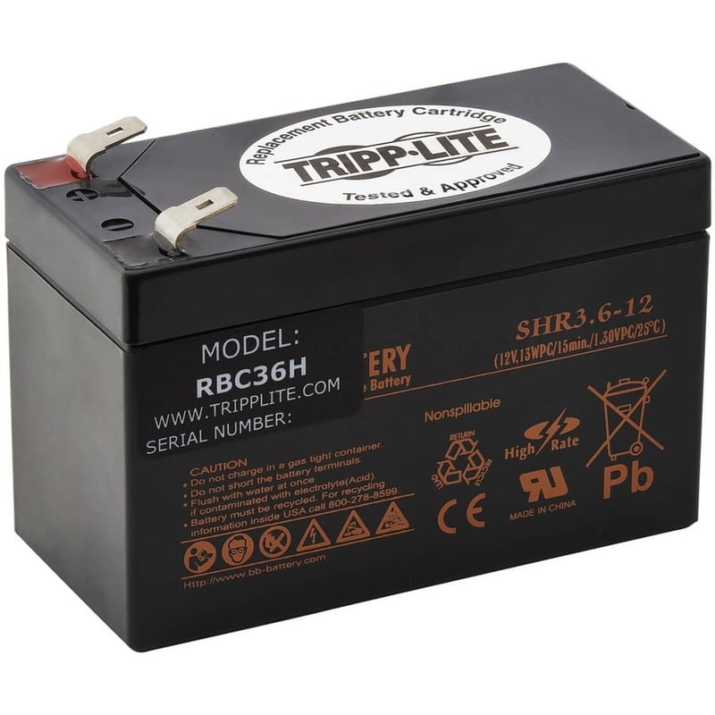 Tripp Lite by Eaton UPS Replacement Battery Cartridge for Select AVR550U/AVRX550U UPS Systems 12V - Thumbnail 2