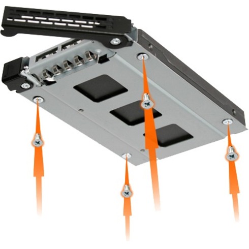 Icy Dock MB992SK-B Drive Bay Adapter Internal - Matte Black - Thumbnail 3