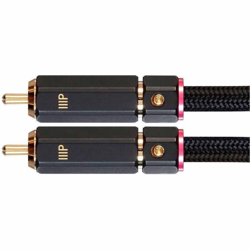 MONOPRICE ONIX SERIES - 2-MALE TO 1-FEMALE RCA Y-ADAPTER_ 12IN_ BLACK - Thumbnail 5