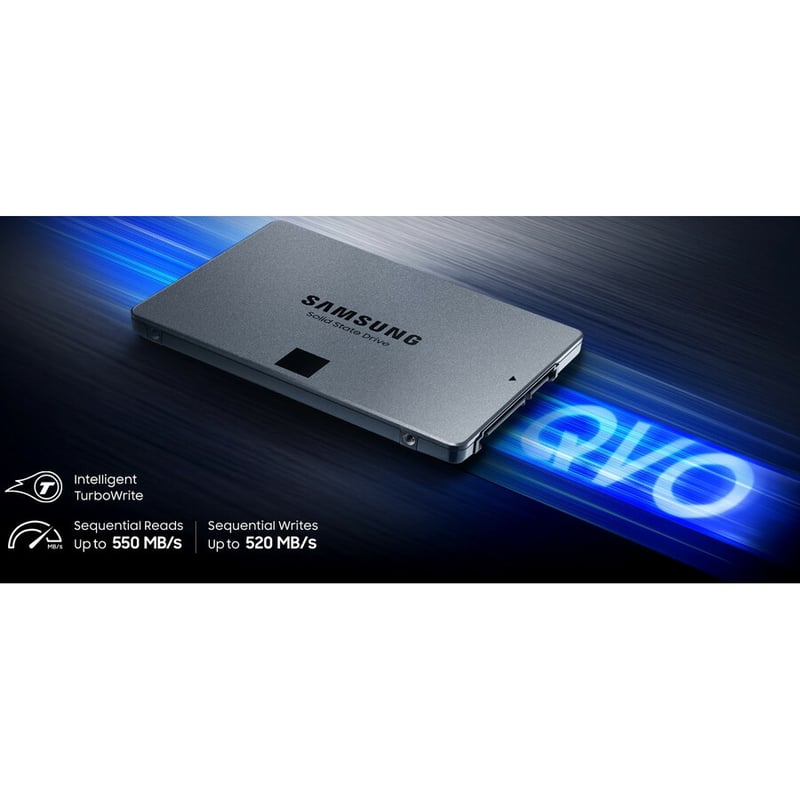 Samsung 860 QVO MZ-76Q1T0B/AM 1 TB Solid State Drive - 2.5" Internal - SATA (SATA/600) - Thumbnail 2