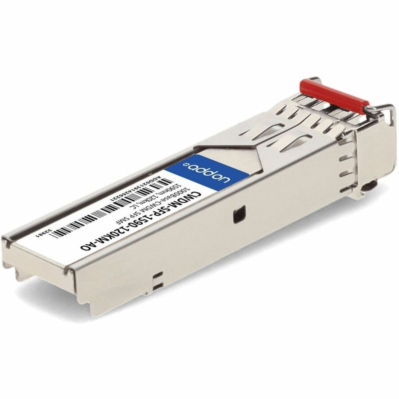 AddOn Cisco® Compatible TAA 1000Base-CWDM SFP Transceiver (SMF, 1590nm, 120km, LC, DOM) - Thumbnail 5