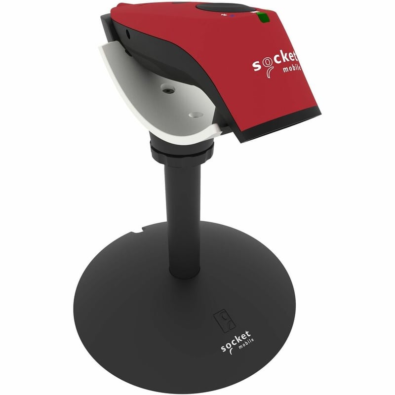 Socket Mobile SocketScan S720, Linear Barcode Plus QR Code Reader, Red & Black Dock - Thumbnail 5
