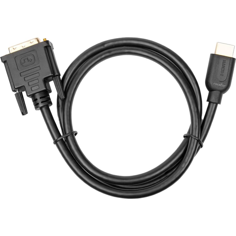 Rocstor Premium HDMI to DVI-D Cable Male to Male - Thumbnail 1