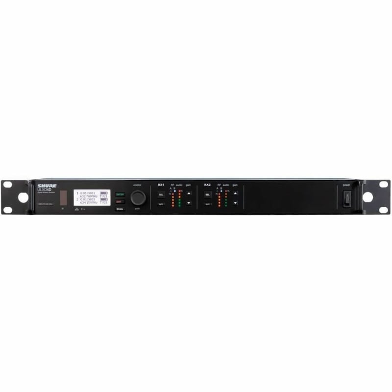 Shure ULXD4D-GV Dual-Channel Digital Wireless Receiver - Thumbnail 1