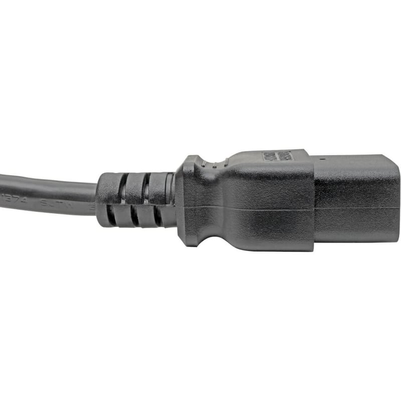 Eaton Tripp Lite Series Power Extension Cord, C19 to C20 - Heavy-Duty, 20A, 250V, 12 AWG, 10 ft. (3.05 m), Black - Thumbnail 4