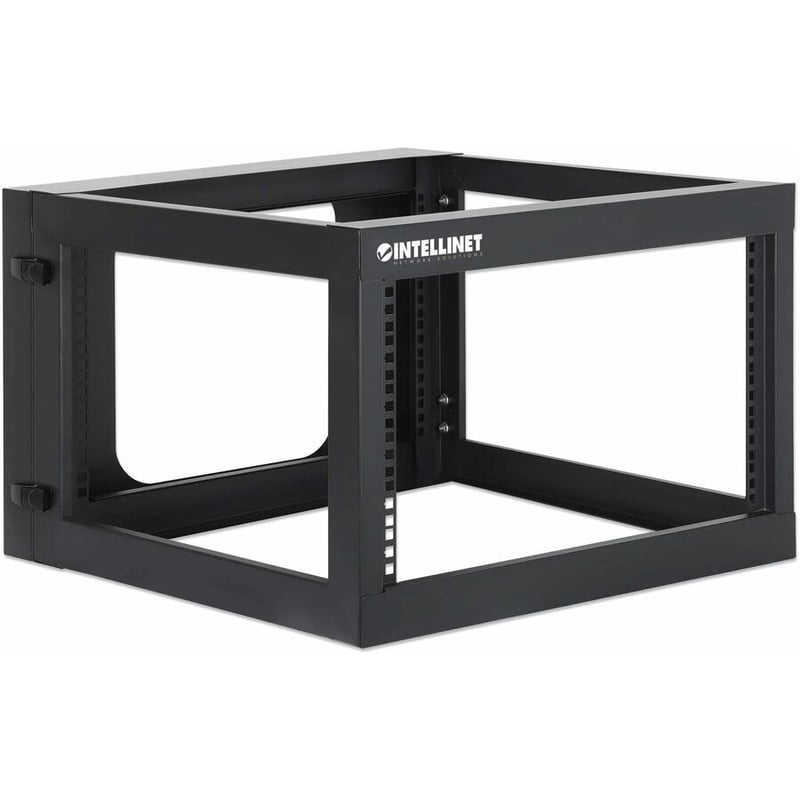 19 IN.WALL MOUNT 4-POST OPEN FRAME NETWORK RACK, 6U - Thumbnail 2