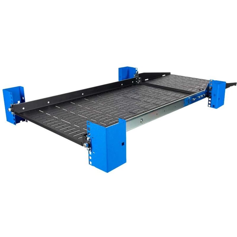 Rack Solutions 1U Modular Device Testing Sliding Rack Shelf 28in Depth - Thumbnail 5