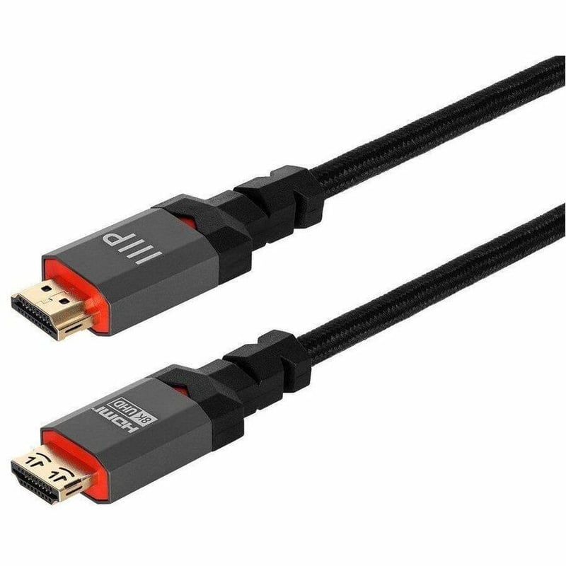 MONOPRICE 8K CERTIFIED ULTRA HIGH SPEED HDMI CABLE - BRAIDED - HDMI 2.1 8K@60HZ - Thumbnail 1