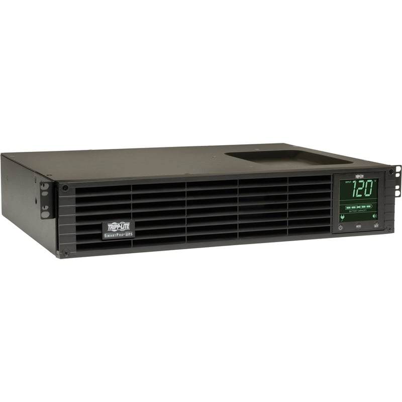 Tripp Lite by Eaton UPS SmartPro 1500VA 1350W 120V Line-Interactive Sine Wave UPS - 8 Outlets Network Card Option LCD USB DB9 2U Rack/Tower - Thumbnail 4