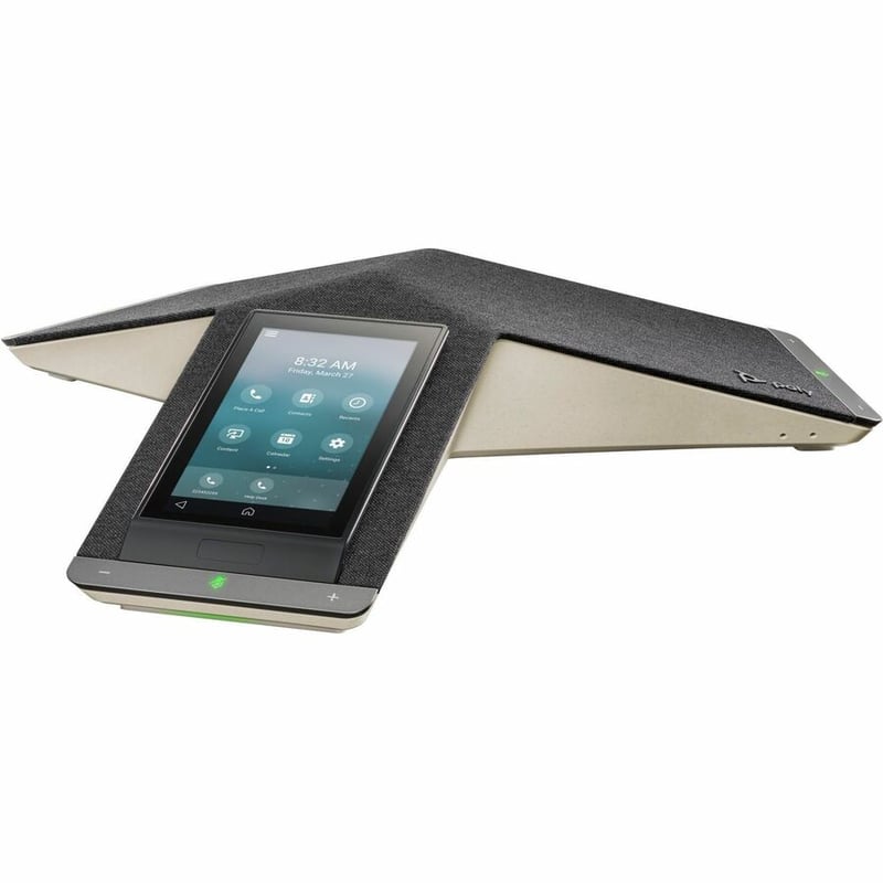 Poly Trio C60 IP Conference Station - Corded/Cordless - Wi-Fi - Tabletop - Black - TAA Compliant - Thumbnail 5