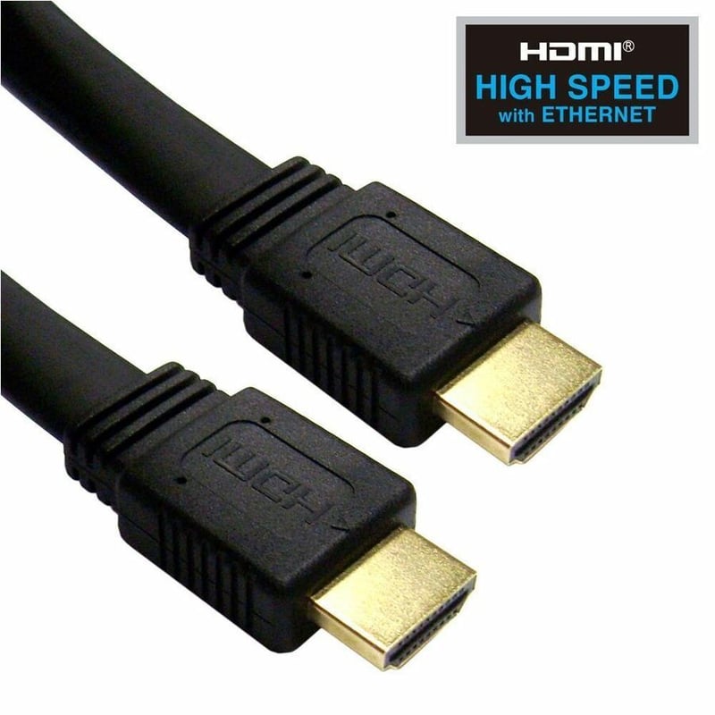4XEM 6FT Flat HDMI M/M Cable - Thumbnail 2