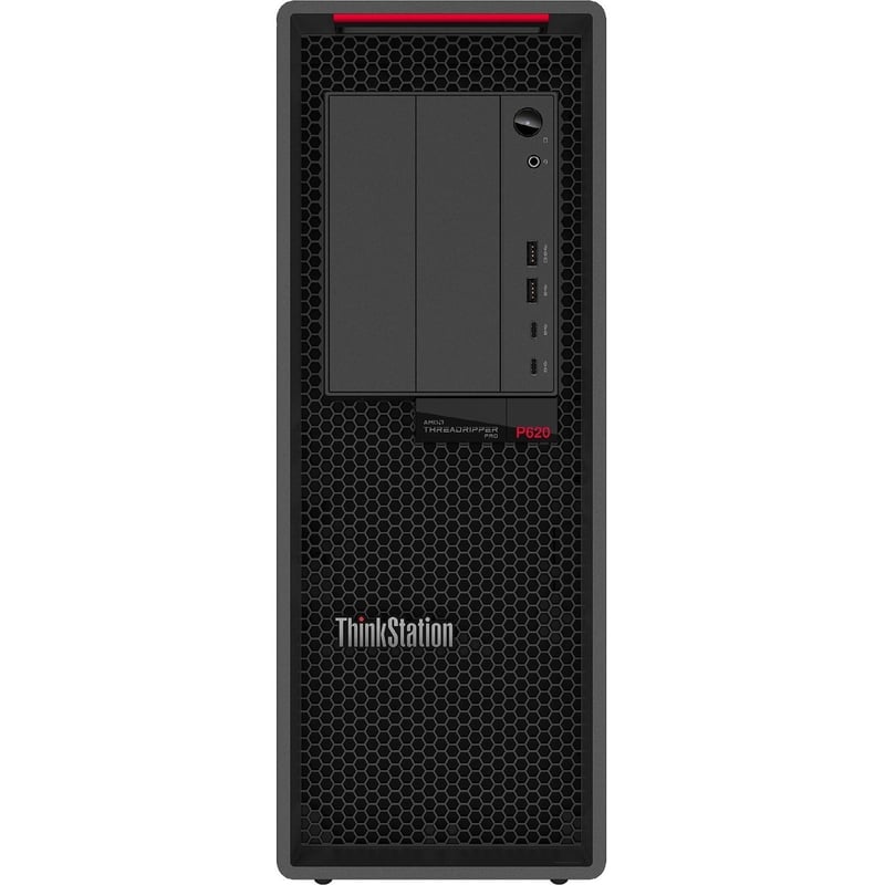 Lenovo ThinkStation P620 30E000DQUS Workstation - 1 x AMD Ryzen Threadripper PRO 3945WX - 32 GB - 1 TB SSD - Tower - Thumbnail 1