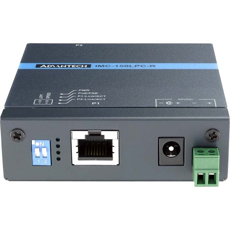 Advantech Hardened PoE Long Reach Ethernet Extender via Coaxial - Thumbnail 2