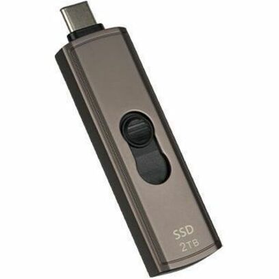 Transcend ESD330C 2 TB Portable Solid State Drive - External - Dark Grayish Brown - Thumbnail 4