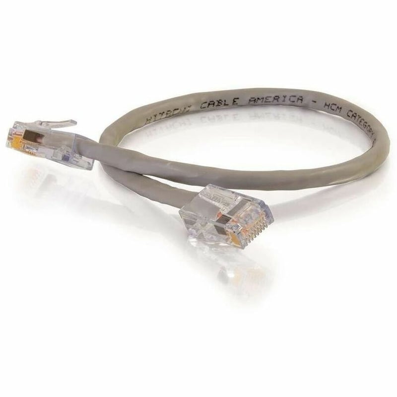 QS 100FT CAT6 NON BOOTED CMP GRY TAA - Thumbnail 1
