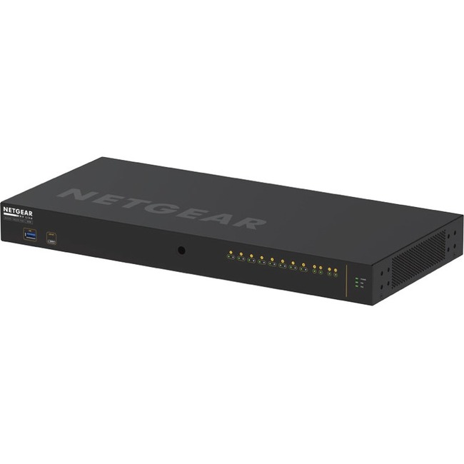 Netgear AV Line M4250-10G2XF-PoE+ Ethernet Switch - Thumbnail 1