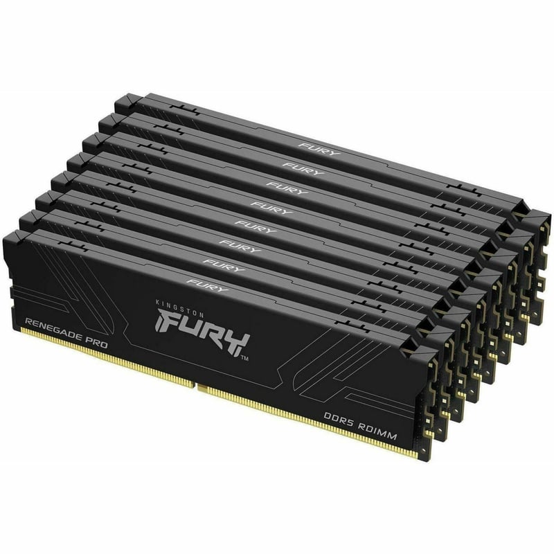 128GB 7200MT/S DDR5 ECC REG CL38 DIMM (KIT OF 8) FURY RENEGADE - Thumbnail 1