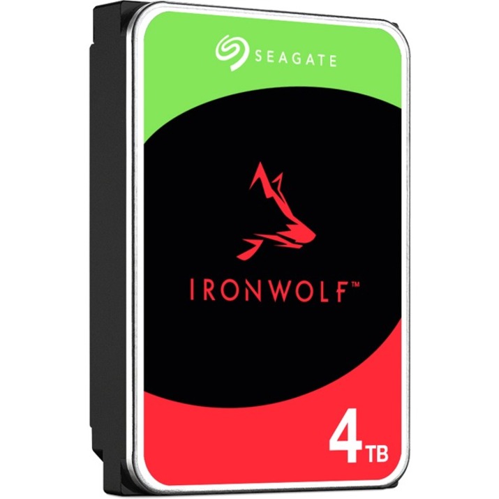 Seagate IronWolf ST4000VN006 4 TB Hard Drive - 3.5" Internal - SATA (SATA/600) - Conventional Magnetic Recording (CMR) Method - Thumbnail 2