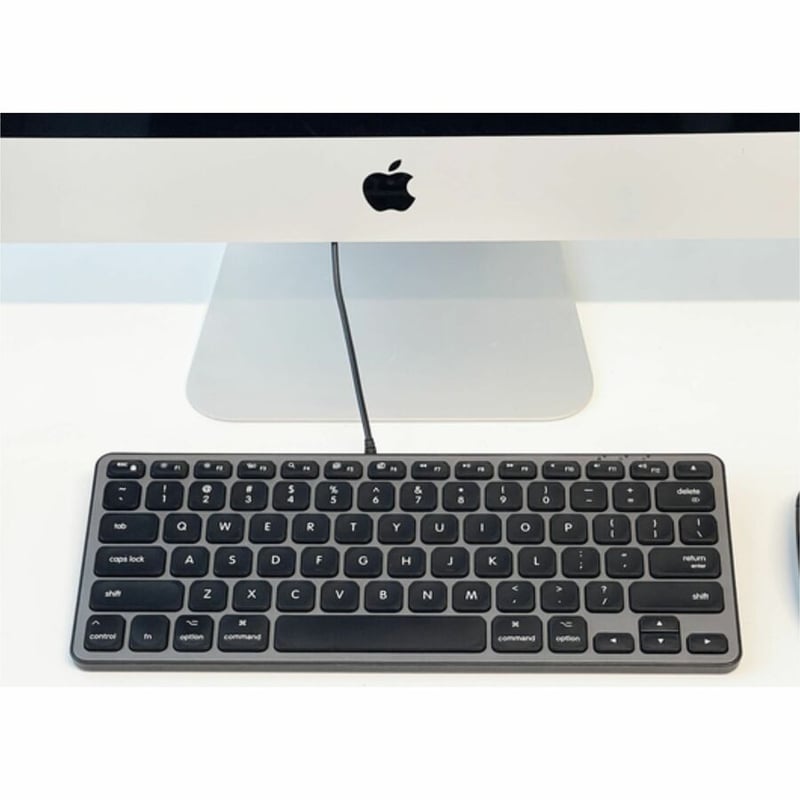 USB C A MAC KEYBOARD WITH HUB DUAL USB COMPACT - Thumbnail 3