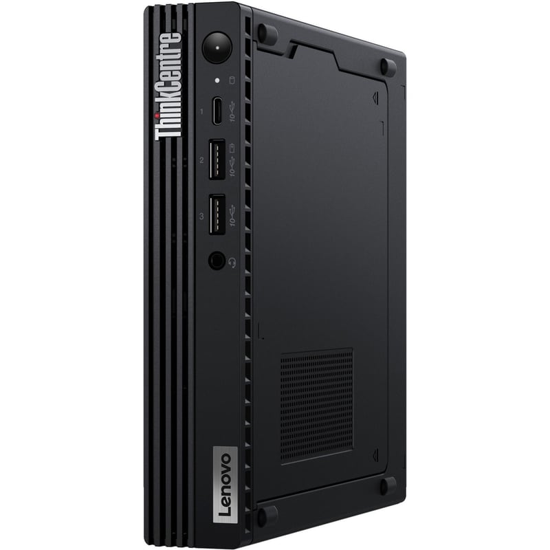 Lenovo ThinkCentre M90q Gen 3 11U5005AUS Desktop Computer - Intel Core i5 12th Gen i5-12500 Hexa-core (6 Core) 2 GHz - 16 GB RAM DDR5 SDRAM - 512 GB NVMe M.2 PCI Express PCI Express NVMe 4.0 x4 SSD - Tiny - Black - Thumbnail 1