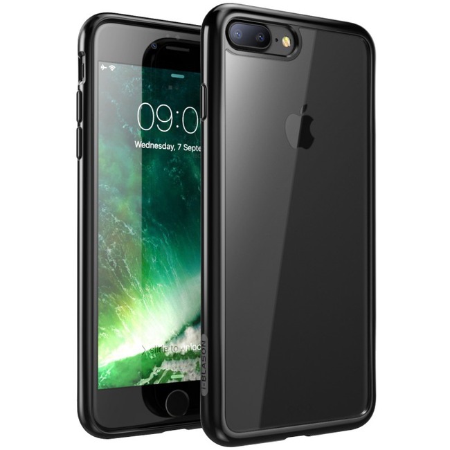 IPHONE8PLUS-HALO-CLEAR/BLACK - Thumbnail 1
