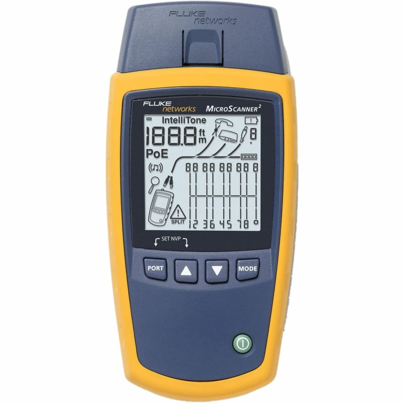 Fluke Networks MicroScanner 2 Industrial Ethernet Cable Verifier - Thumbnail 1
