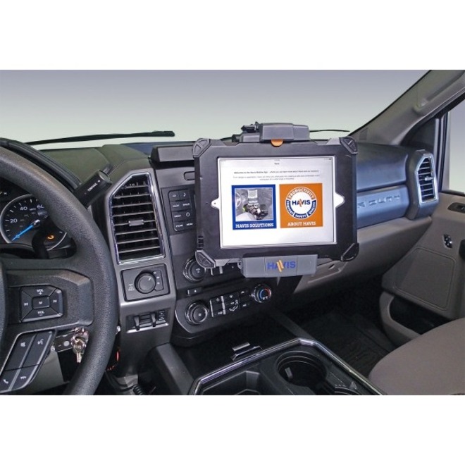 Havis Vehicle Mount for Vehicle Console - Black Powder Coat - Thumbnail 2