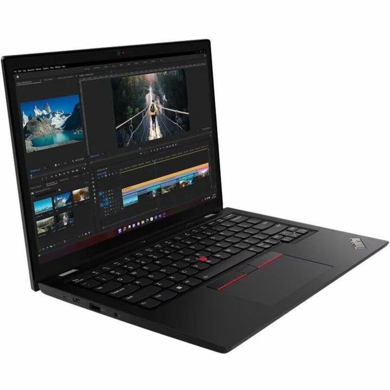 Lenovo ThinkPad L13 Yoga Gen 4 21FJ002DUS 13.3" Touchscreen Convertible 2 in 1 Notebook - WUXGA - Intel Core i7 13th Gen i7-1355U - 16 GB - 512 GB SSD - English Keyboard - Thunder Black - Thumbnail 5