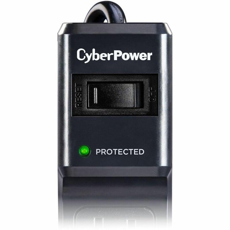 CYBERPOWER CSP604UC SURGE 1500J 4 CORD USB-AC BLACK - Thumbnail 3