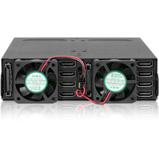 Icy Dock ToughArmor MB998SK-B Drive Enclosure for 5.25" - Serial ATA/600 Host Interface External - Black - Thumbnail 5