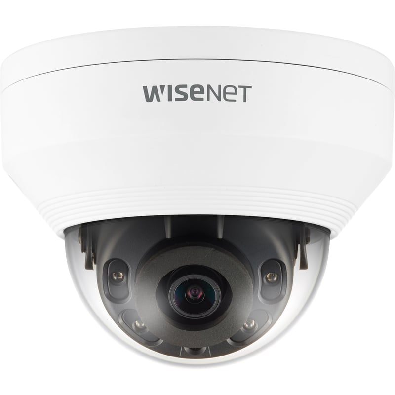 Wisenet QNV-8010R 5 Megapixel Outdoor Network Camera - Color - Dome - White - TAA Compliant - Thumbnail 1
