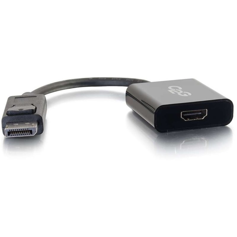 C2G Displayport to HDMI Active Adapter - DP to HDMI Adapter - 4K 30Hz - Black - M/F - Thumbnail 4